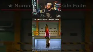 Nadeshot pulls a Nomad Knife Marble Fade | Nadeshot CS2 case unboxing #shorts #gaming #livestream