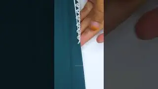 ✨ Handmade Cute Border Lace Embroidery 🪡 | Crafts & Embroidery Original 🐦 #viral #embroidery #shorts