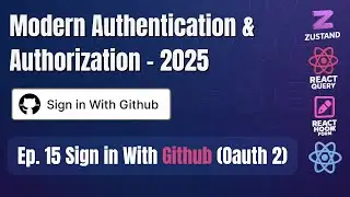 Part 15:  Sign In with GitHub (OAuth 2) - React Authentication & Authorization