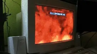 DOOM Retro on a CRT Monitor! (Keyboard Only!)
