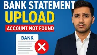 Bank account not found problem solve anumati link upload bank statement