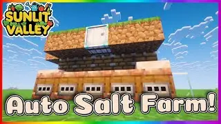 Автоматическая соляная ферма в Солнечной долине в Minecraft!