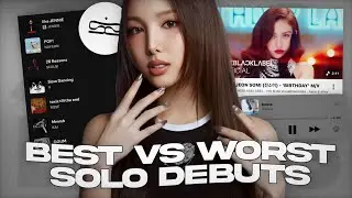 best vs worst kpop solo debuts