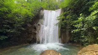 Asmr relaxing river sound Waterfall sounds for sleeping no music nature water sounds for deep relax