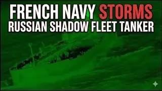 Russia's Grinch Tanker Seized by France: Dramatic Helicopter Raid in the Med Sea | Unseen News