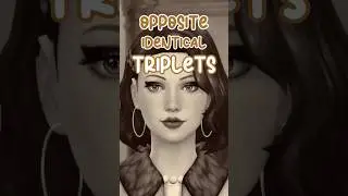 Identical triplets CAS challenge ✨ #thesims4 #ts4cas #ts4 #caschallenge #sims4cas