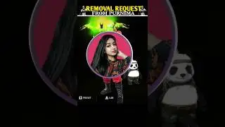 PURNIMA GAMING VS FREE FIRE TECH 🤡🫠! REMOVAL REQUEST 😾! #freefire #freefireclips #shorts#viral