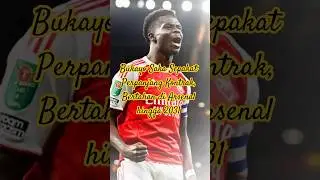 Bukayo Saka Sepakat Perpanjang Kontrak, Bertahan di Arsenal hingga 2031 #arsenal #premierleague