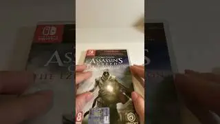 Unboxing Assassin&rsquo;s Creed Ezio Collection #asmr #gaming #nintendo #unboxing