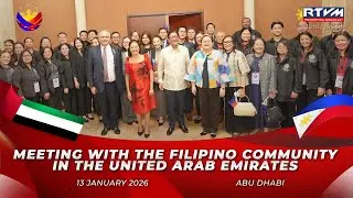 Meeting with the Filipino Community in the United Arab Emirates