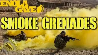 DesertFox Airsoft: Enola Gaye Smoke Grenades (WP40, EG18 and Burst Smoke)