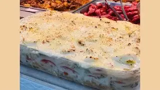 Macarrão de forno com bacalhau