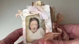 Micro Mini Vintage Junk Journal Swap August 2017