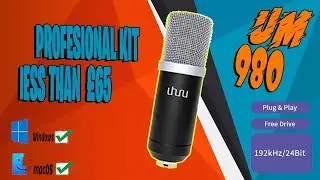 Unboxing the UHURU UM-980 professional Microphone! (Voice test, vs Blue yeti, Details)