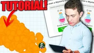 TUTORIAL DEL HACK (MACRO FEED HACK) & ABRIENDO POCIONES DE 50K! | Agar.io