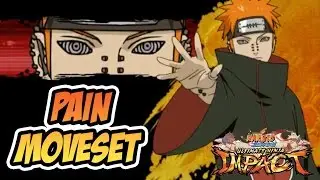 Naruto Ultimate Ninja Impact  [PSP] - Pain Moveset