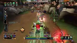 Smite - Sobek helps murder mid lane