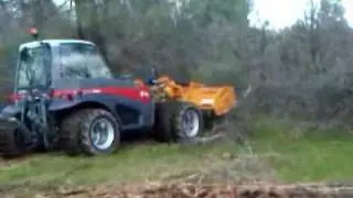 Aebi Terratrac Brush mowing