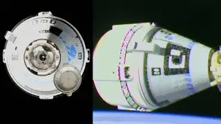 OFT-2 Starliner docking to the International Space Station