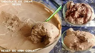 Chocolate ice cream, es krim coklat