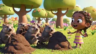 Five Little Wombats Dig Dig Dig | Kids Songs & Nursery Rhymes