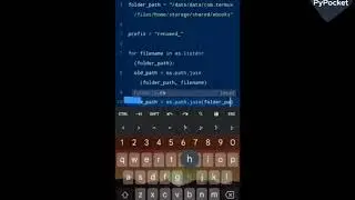 Batch Rename Files in Python (Android/Termux)