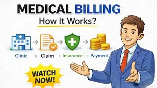 How Medical Billing works(HINDI), Medical Billing process flow, medical coding and billing jobs