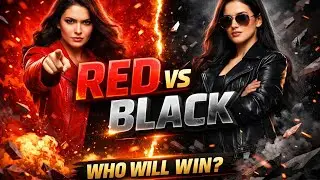Red vs black 🖤!! Comment your favourite colour and choose your colour 👍 thanks 🙏