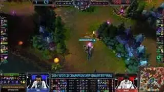 2014/10/4直播 - SSB vs C9 - 英雄聯盟2014世界大賽八強 (韓國Samsung Blue vs 北美Cloud9)