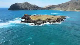 DJI Mavic Air 2 Extended Flight to Manana Island (Rabbit Island)