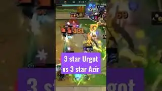 3 Star Urgot vs. 3 Star Azir | Set 9 TFT