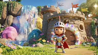 Peque&ntilde;o H&eacute;roe de Fortnite Construy&oacute; un Rascacielos | Rimas y Canciones Infantiles