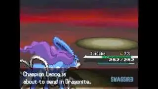 Pokemon Black & White vs Champion Lance