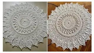 Amazing! 😇 Super easy very useful crochet beautiful Table runners ideas 