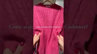 Sai come riconoscere il vero Cashmere? Basta toccarlo! #cashmere #modasostenibile #soft