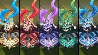 All Victorious Sona Ranked Rewards Chromas (League of Legends)