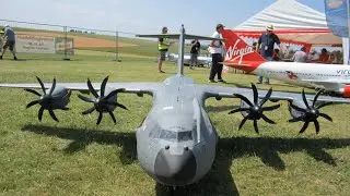 R/C Military Airbus A400M Big Model Aircraft 2015 Germany Airliner meeting
