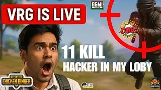 BGMI LIVE | 11 Kills🔥| VISHWARAJA Gaming (VRG IS LIVE) | HACKERS in BGMI are getting OUT OF HAND 😡
