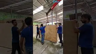 Safe & efficient transportation using truck-mounted crane #flooringmaterial #granite #marble #shorts