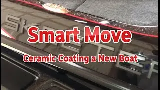 Smart customer ceramic coats brand new boat!