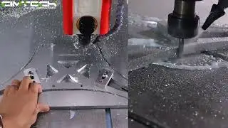 Cnc Router cutting aluminium   Test high speed