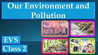 Our Environment and Pollution | EVS | Class 2 | Land, Water, Air, Noise Pollution | Worksheets