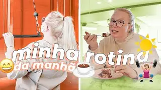 MINHA ROTINA DA MANHÃ: café, skin care, trabalho e exercícios!