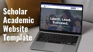 Scholar Academic website Template | Templates Factory #websitetemplates