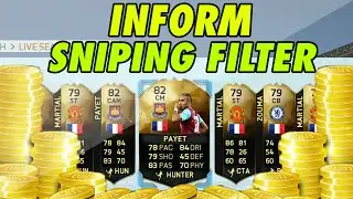 AMAZING INFORM SEARCH FILTER FOR SNIPING! Fifa 16 Ultimate Team Trading Method