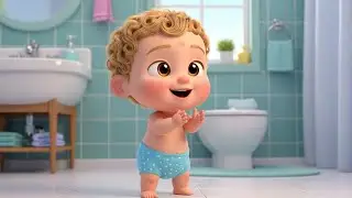 Happy Potty Time Fun 🚽🎉 Fun Potty Training Song for Kids | Daily Routine Learning