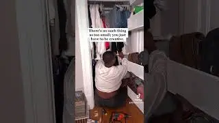 How to add storage to a small closet