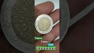 2 Euro 1999 France #ytshorts #rarecoins #rare #coins