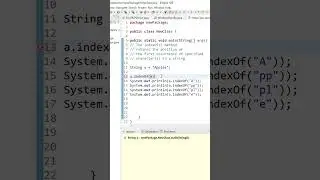 index of method in java 