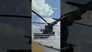 Ukrainian Pilot Shows Top Class in Low-Level Flying #warinukraine #aviation